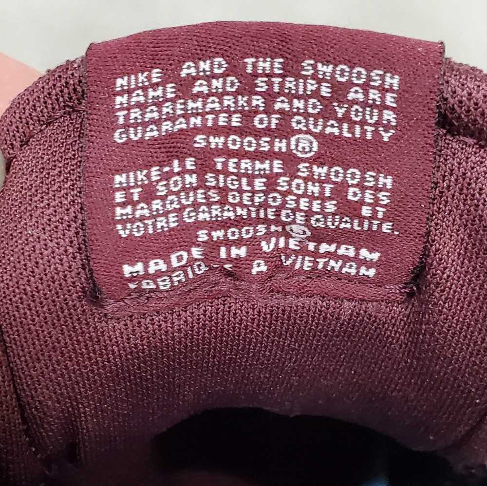 Nike SB Check sneakers women's size 9 burgundy knit fabric SolarSoft insole - Picture 11 of 15